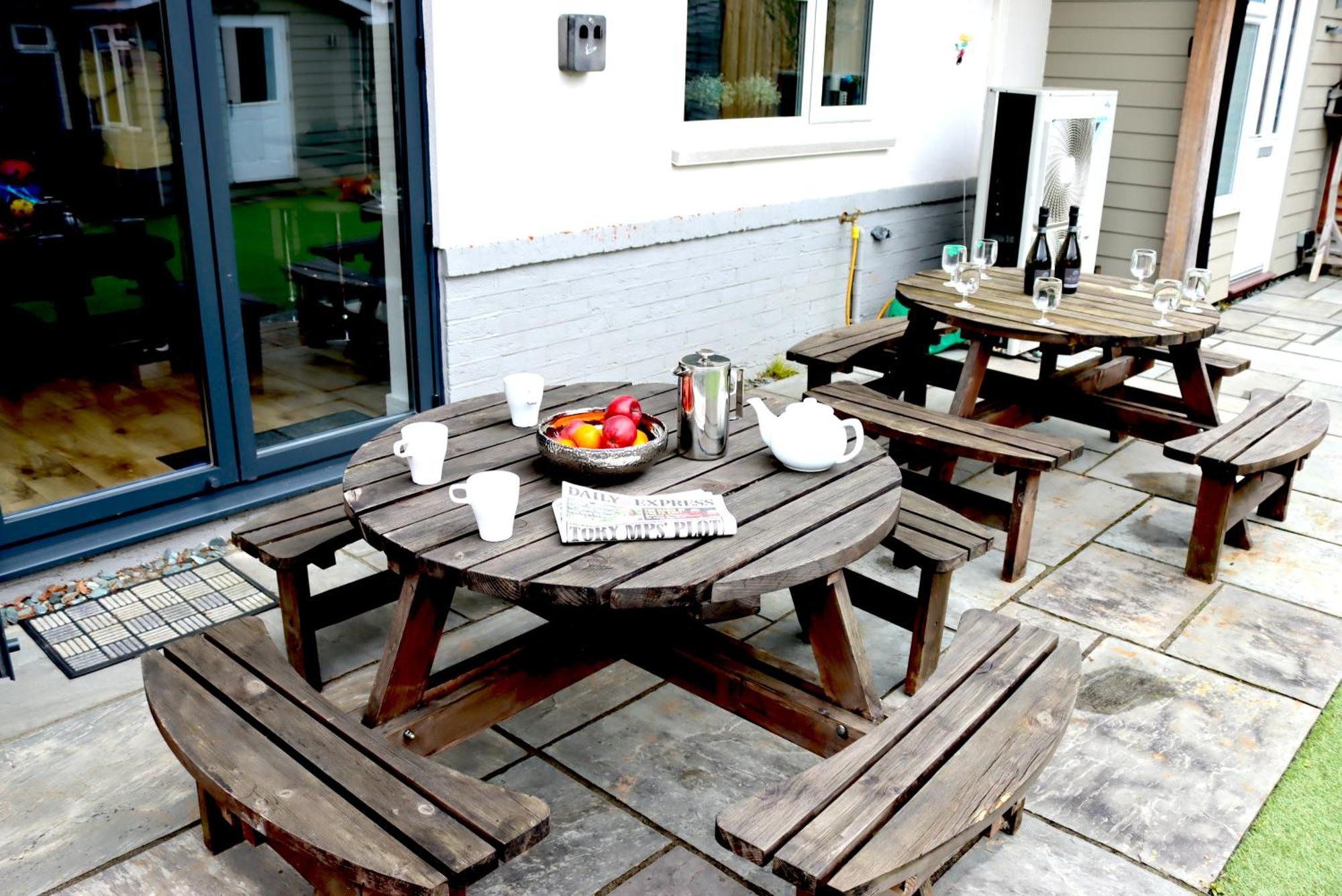 Four Corners Holiday Home Hot Tub & Sauna Ferndown Esterno foto